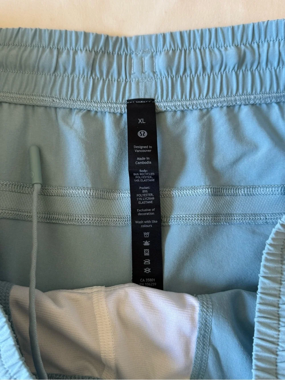 Lululemon | Pace Breaker Short Size XL Breeze Blue